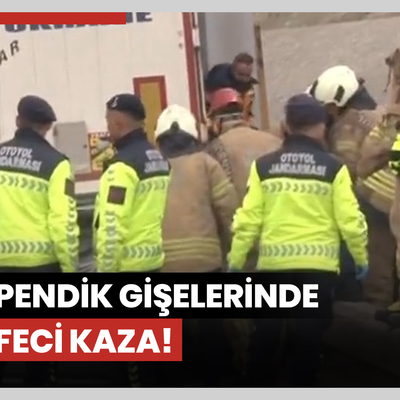 Otomobil duran TIR'ın altına girdi: 3 ölü!