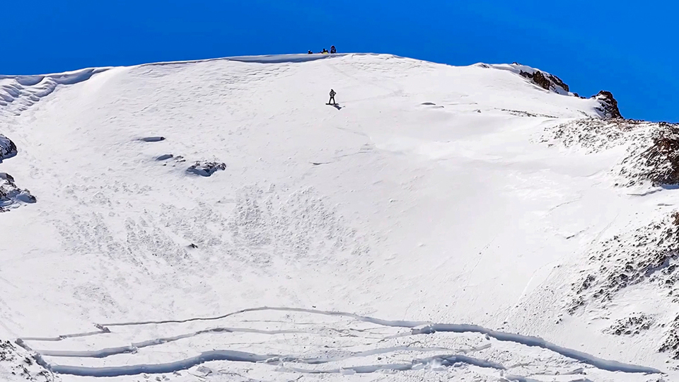 Artos Dağı'nda çığdan kurtuluş!