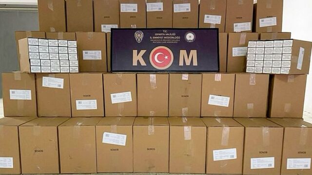 1 milyon kaçak makaron ele geçirildi