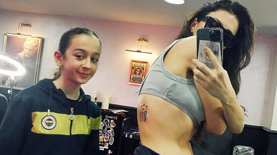 Kızının 3 yıl önceki çizimini kazıttı