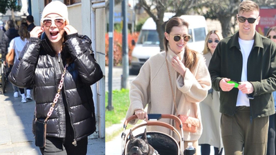 Güneşli havanın keyfini çıkardılar