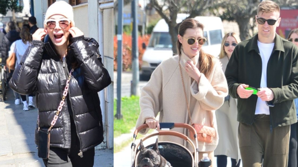 Güneşli havanın keyfini çıkardılar