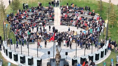 Nevşehir'de Türk Devletleri Anıtı açılışı