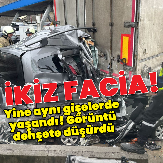 Gişelerde ikiz facia! Görüntü dehşete düşürdü!
