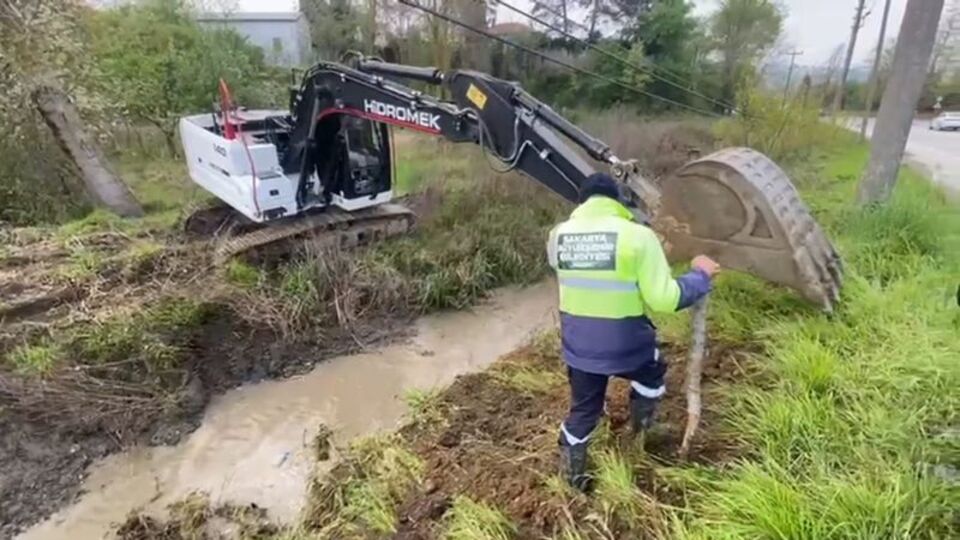 Sapanca Gölü'ne akan atık madde temizlendi