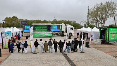 "Çevre Tırı", Samsun'da öğrencilerle buluştu