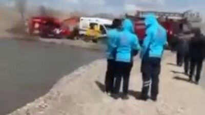 Nehre düşen Mehmet kayboldu