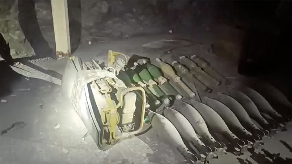 Teröristlere ait mühimmat ele geçirildi