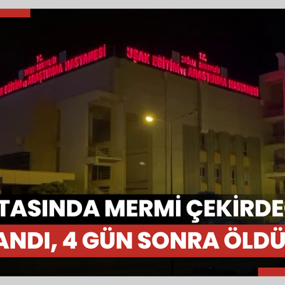 Kazadan sonra kaldırıldığı hastanede kafatasında mermi çekirdeği saptandı, 4 gün sonra öldü