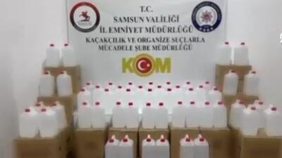 İki ton etil alkol ele geçirildi: 1 gözaltı