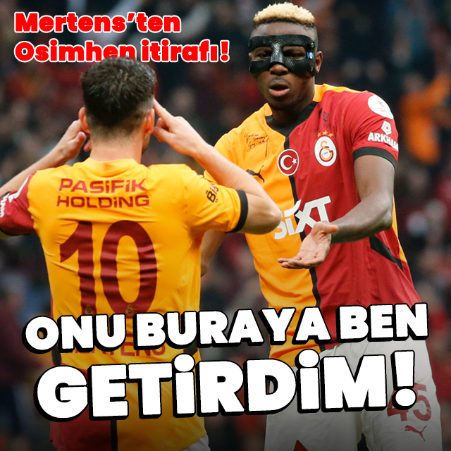 Mertens'ten Osimhen itirafı!