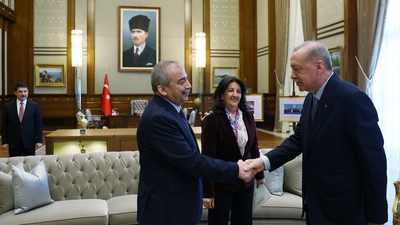 Cumhurbaşkanı Erdoğan, DEM Parti heyetini kabul etti