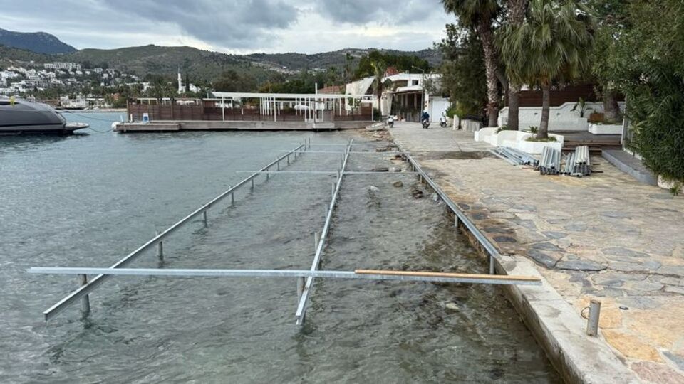 Bodrum'da izinsiz iskeleye para cezası