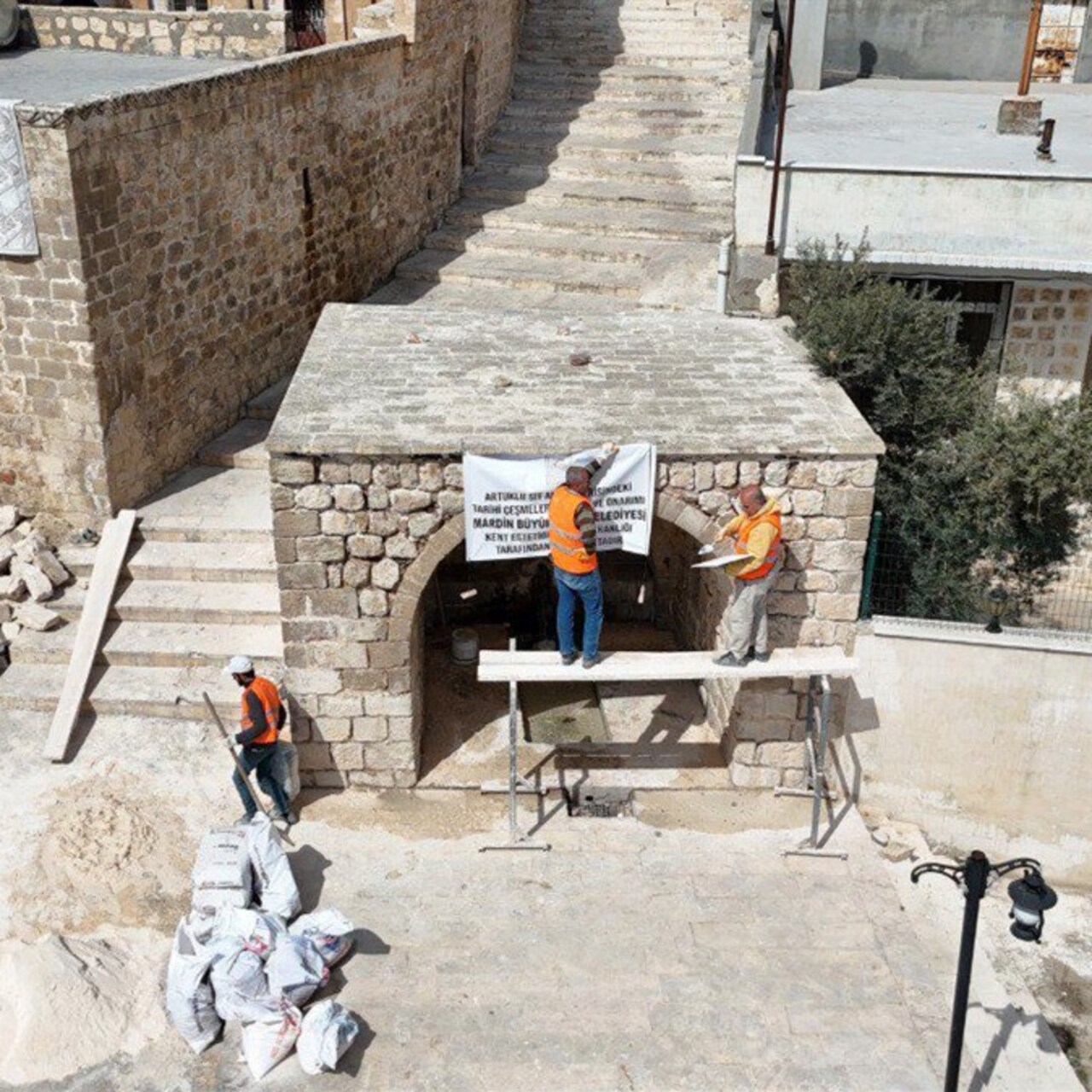Mardin'in tarihi çeşmeleri restore ediliyor