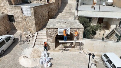 Mardin'in tarihi çeşmeleri restore ediliyor