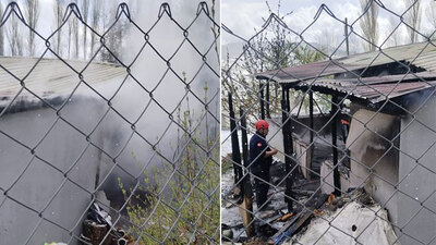 Prefabrikte facia! 3 ve 4 yaşında iki çocuk!