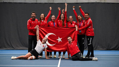 A Milli Kadın Tenis Takımı tarih yazdı - HT Spor