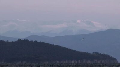 İstanbul'dan Uludağ gözüktü