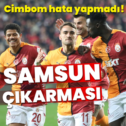 G.Saray Samsun'da hata yapmadı!