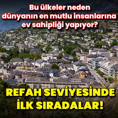 Bu ülkeler refah seviyesinde ilk sıralarda