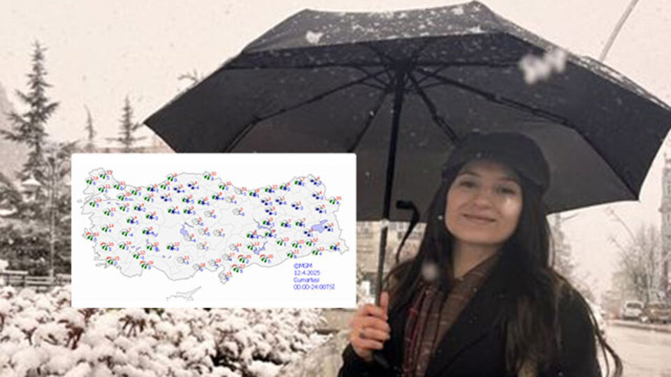 Meteoroloji'den saatli uyarı! Yurt genelinde kar ve sağanak!