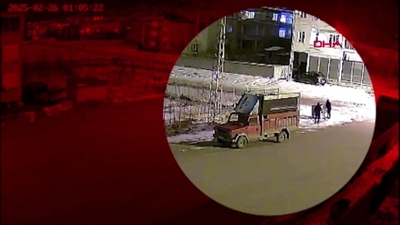 Çöp konteynerini böyle çaldılar