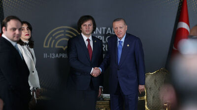 Cumhurbaşkanı Erdoğan, Gürcistan Başbakanı Kobakhidze'yle görüştü