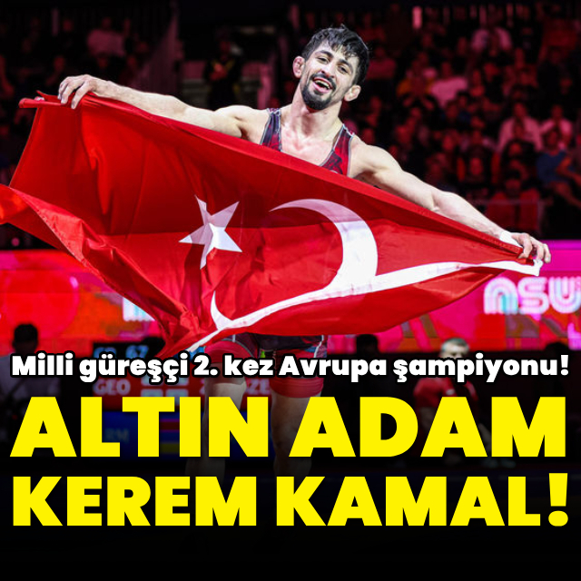 Kerem Kamal Avrupa şampiyonu!