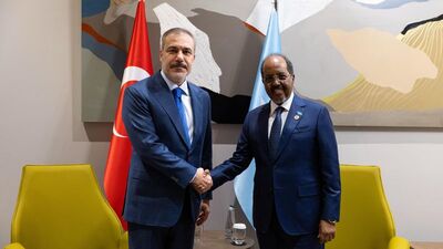 Bakan Fidan Somali Cumhurbaşkanı ile görüştü
