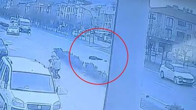 Metrelerce havaya fırladı