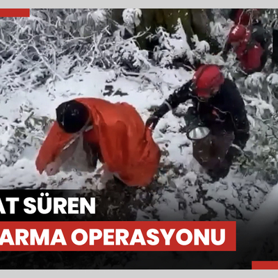 Yurda yasa dışı yollarla giren ve yardım talebinde bulunan şüphelilere 11 saat süren kurtarma operasyonu