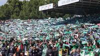Bursaspor tribünlerinde şampiyonluk coşkusu!