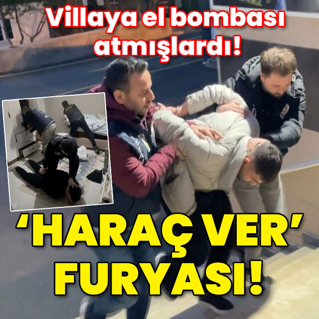 Villaya el bombası atmışlardı! 'Haraç ver' furyası!