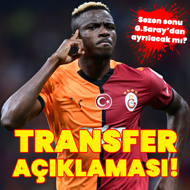 Osimhen için transfer açıklaması!