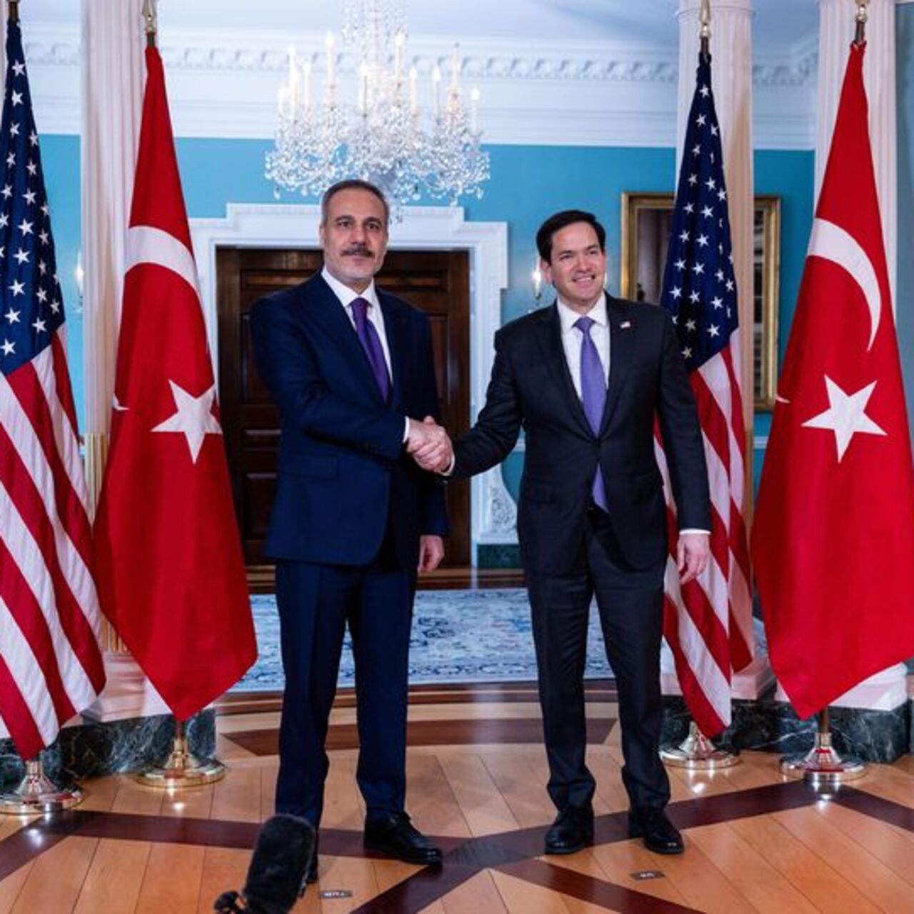 Bakan Fidan, ABD'li mevkidaşıyla görüştü