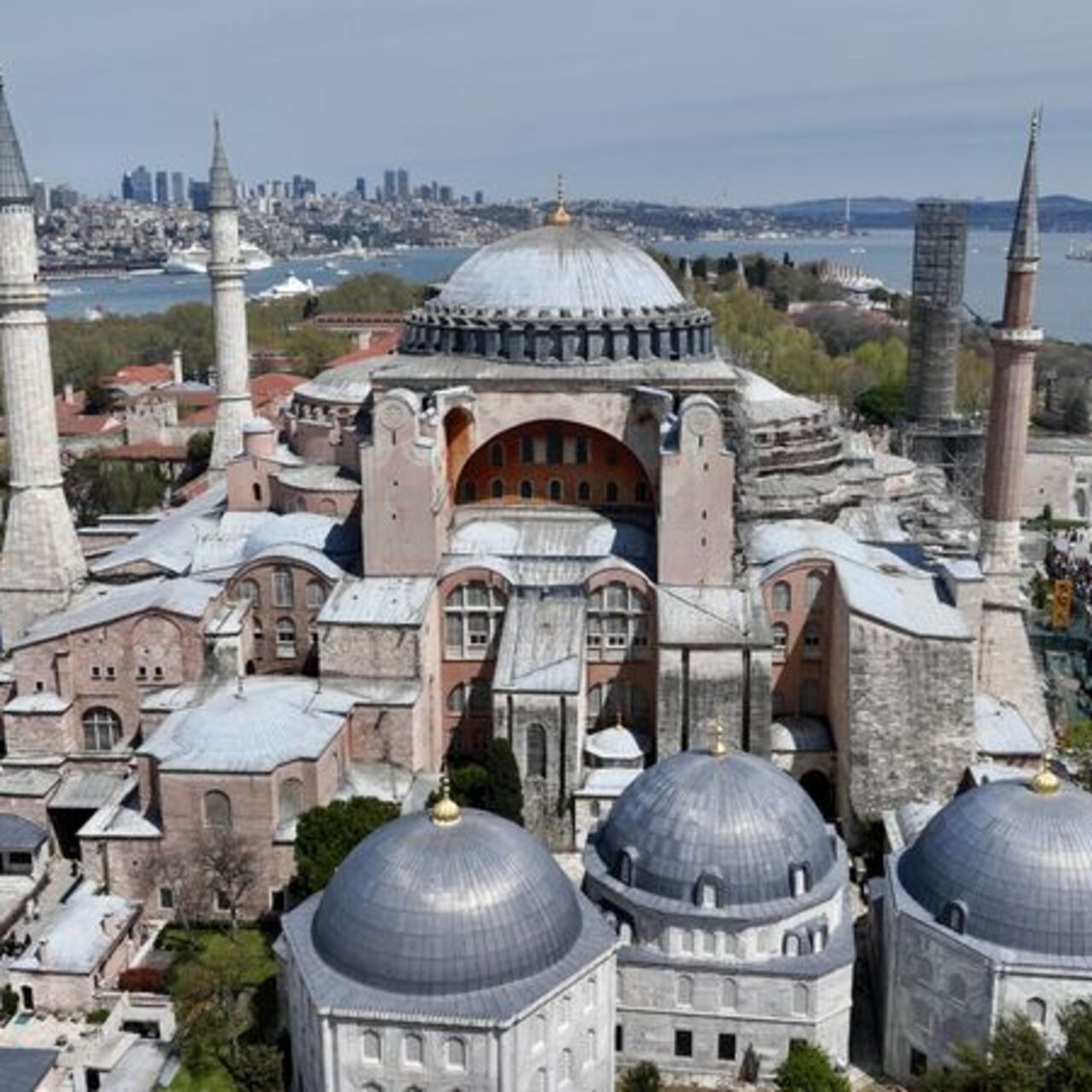 Ayasofya'nın ana kubbesinde restorasyon başlıyor