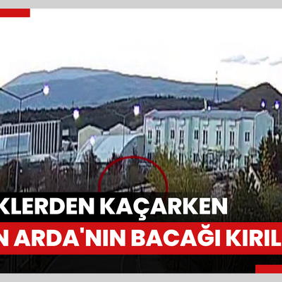 Köpeklerden kaçarken duvardan düşen Arda'nın bacağı kırıldı