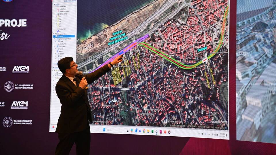 Trabzon Hafif Raylı Ulaşım Sistemi tanıtıldı