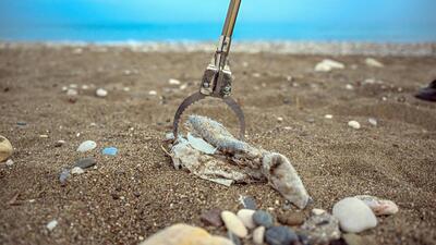 Mersin'de sahilden 580 kilogram atık çıktı