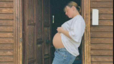 29 haftalık hamilelik pozu