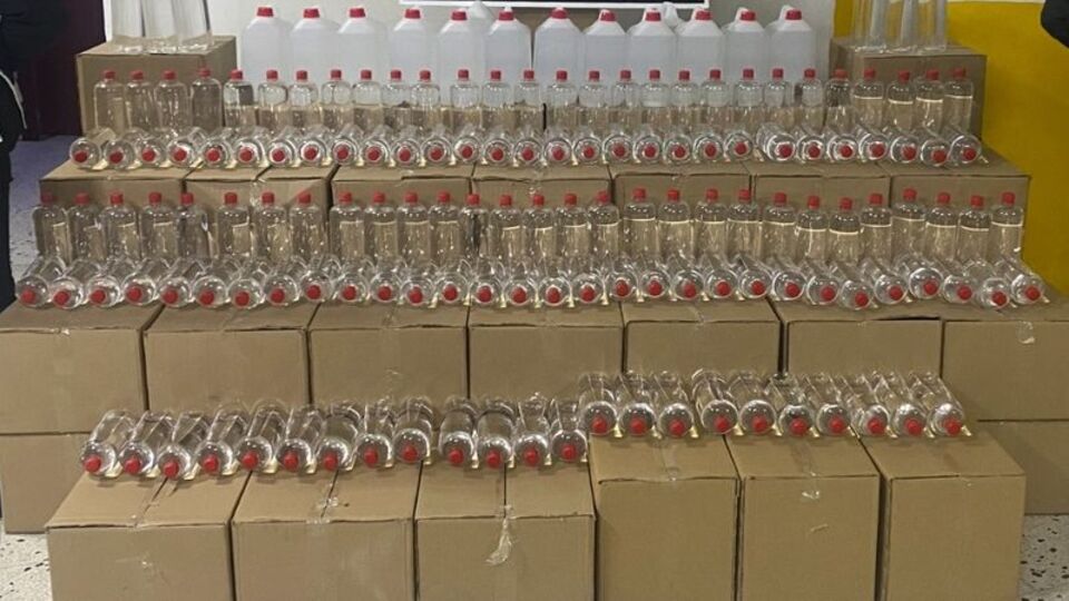 Sinop'ta kaçak ve sahte alkol operasyonu