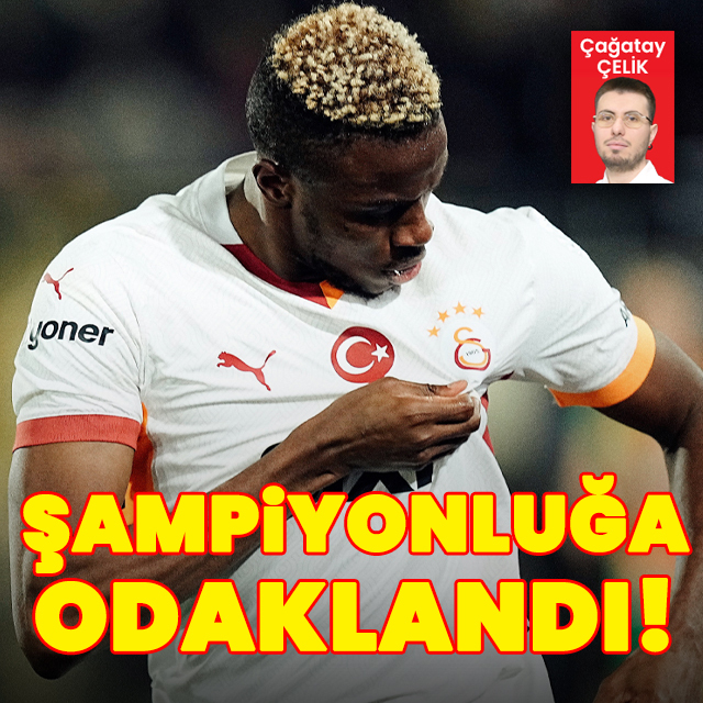 Osimhen şampiyonluğa odaklandı!