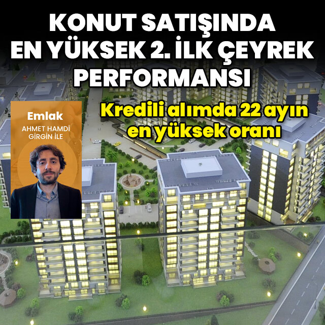 Konut satışlarında yükseliş sürüyor