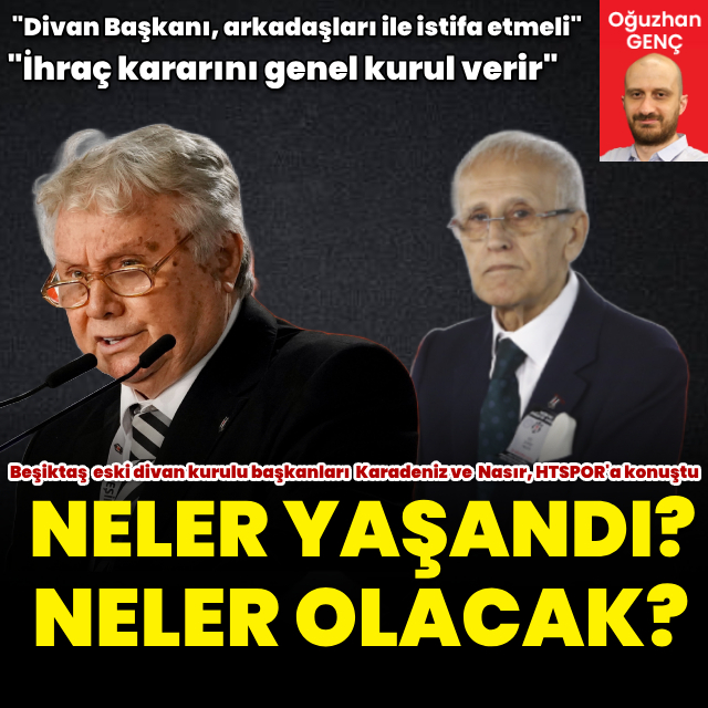 "Divan başkanı, arkadaşları ile istifa etmeli"
