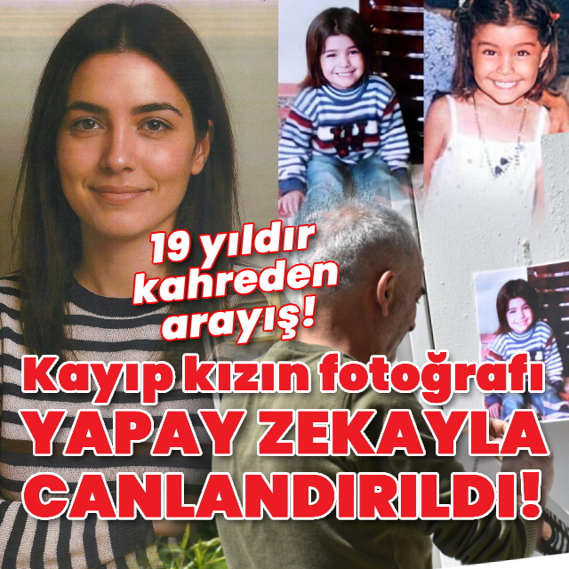 Kayıp kızın fotoğrafı yapay zekayla canlandırıldı!