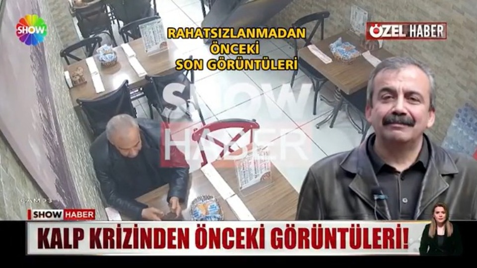 Önder'in kalp krizinden önceki görüntüsü