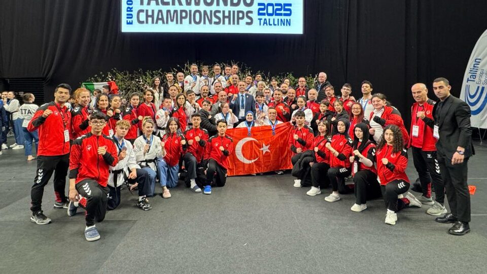 Milli tekvandoculardan Avrupa'da 14 madalya!