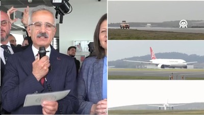 İstanbul Havalimanı'nda 3'lü pistten aynı anda uçuş