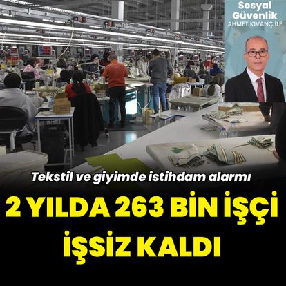 Tekstil ve giyimde istihdam alarmı