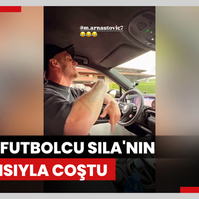 Ünlü futbolcu Sıla'nın şarkısıyla coştu